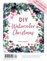جلد مجله آموزش نقاشی آبرنگ کریسمس Art Academy Monthly DIY Watercolour Christmas