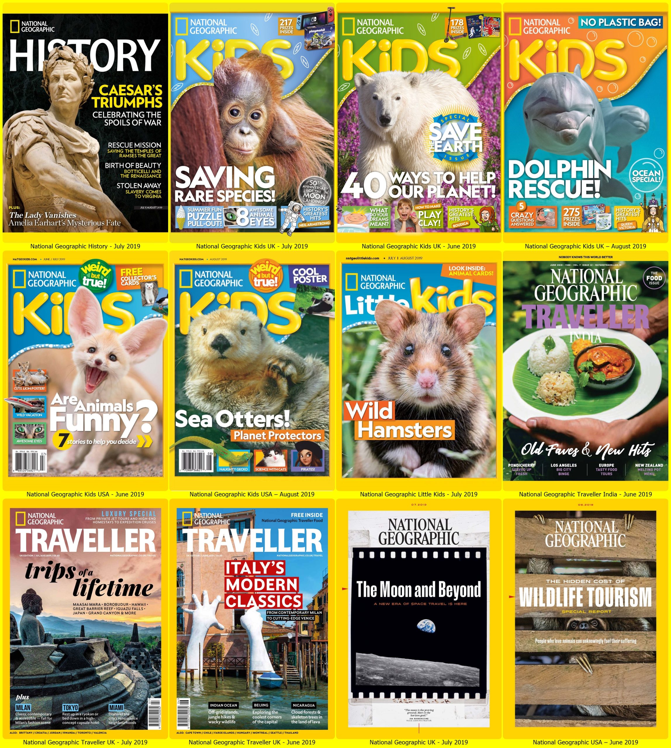 آرشیو مجله National Geographic جولای ۲۰۱۹