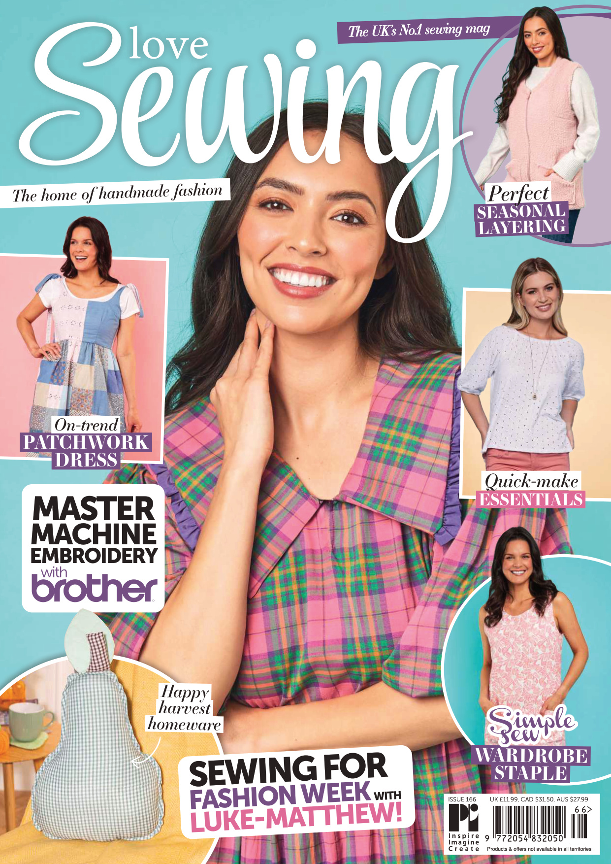جلد مجله Love Sewing – Issue 166 2026 ویژه آموزش خیاطی و الگوهای دوخت